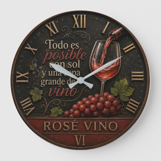 Rosé Spanish Wine  Grote Klok (Voorkant)