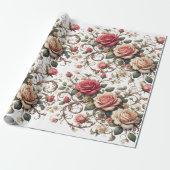 Rose Symphony Cadeaupapier (Uitgerold)