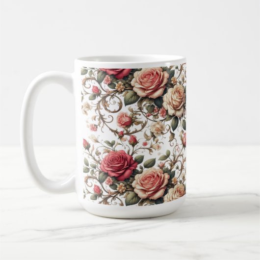 Rose Symphony Koffiemok (Links)