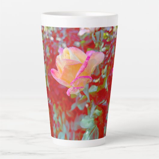 Rose Tall Latte Mug Latte Mok (Voorkant)