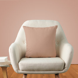 Rose Tan Solid Color Kussen