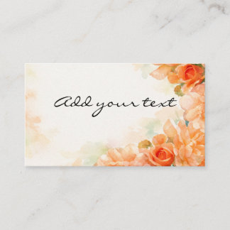 Rose themed sationary or self promotion visitekaartje