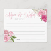 Rosé Tuin Vrijgezellenfeest Advies & Wensen Kaart (Voorkant)