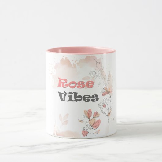 Rose Vibes – Aesthetic Floral Mood Mok (Midden)