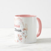 Rose Vibes – Aesthetic Floral Mood Mok (Voorkant rechts)