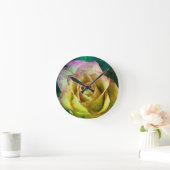 Rose Wall Clock Ronde Klok (Huis)