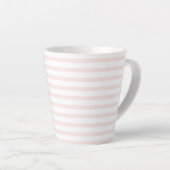 rose-white –zweifarbig two-tone rosa-weiß pastel latte mok (Rechterhoek)