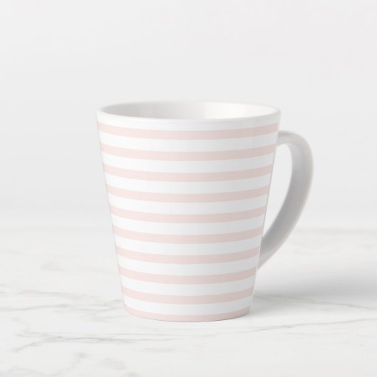 rose-white –zweifarbig two-tone rosa-weiß pastel latte mok (Rechterhoek)