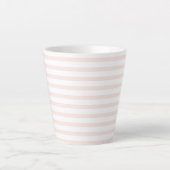 rose-white –zweifarbig two-tone rosa-weiß pastel latte mok (Voorkant)