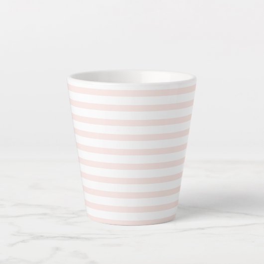 rose-white –zweifarbig two-tone rosa-weiß pastel latte mok (Voorkant)