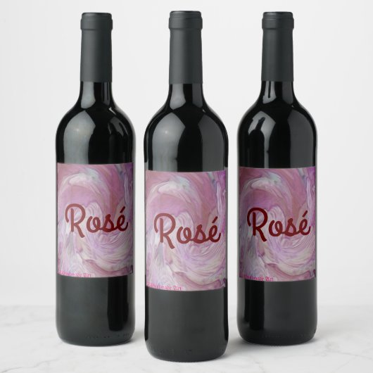 Rosé Wijn Etiket (Flessen)