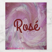 Rosé Wijn Etiket (Enkel label)