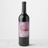 Rosé Wijn Etiket (Voorkant)