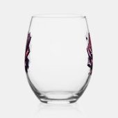 Rose Wijnglas Zonder Voet (Rechts)