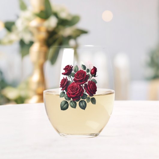 Rose Wijnglas Zonder Voet (Insitu (Huwelijk))