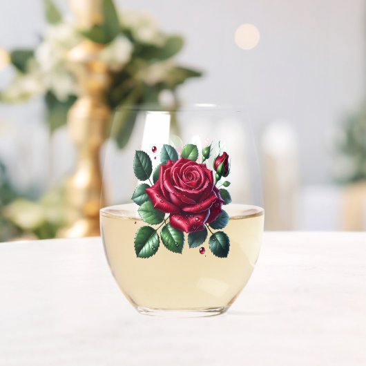 Rose Wijnglas Zonder Voet (Insitu (Huwelijk))