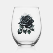 Rose Wijnglas Zonder Voet (Voorkant)