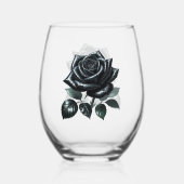 Rose Wijnglas Zonder Voet (Achterkant)