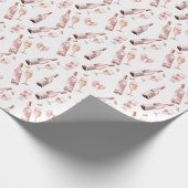 Rosé wijnliefhebber cadeaupapier (Hoek)