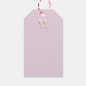 Rosé Wijnliefhebber Proost Op Jou  Cadeaulabel (Achterkant)