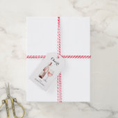 Rosé Wijnliefhebber Proost Op Jou  Cadeaulabel (Met Touw)