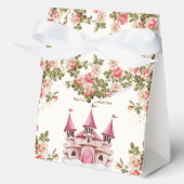 Rose Wildflower Fairytale Castle Baby Shower  Bedankdoosjes (Voorkant)