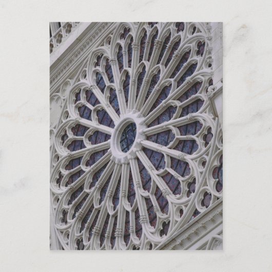Rose window from the west facade, c.1270 briefkaart (Voorkant)