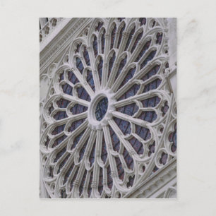 Rose window from the west facade, c.1270 briefkaart
