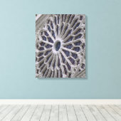 Rose window from the west facade, c.1270 canvas afdruk (Insitu (Houten vloer))