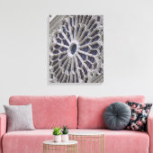Rose window from the west facade, c.1270 canvas afdruk (Insitu (Woonkamer))
