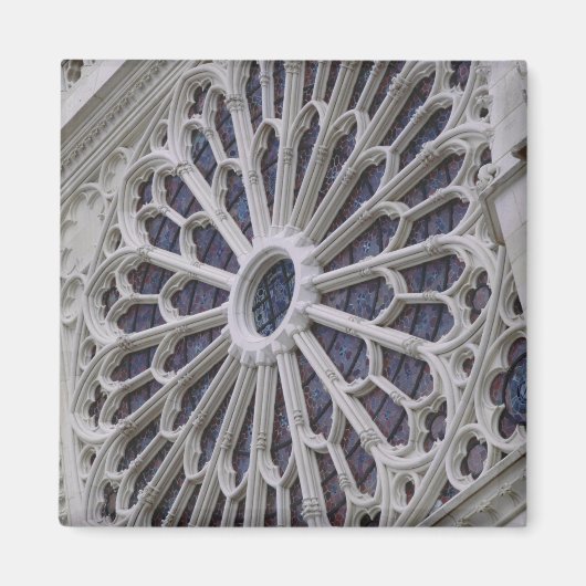 Rose window from the west facade, c.1270 magneet (Voorkant)
