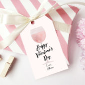 Rosé Wine Glass Happy Valentine Dag Cadeaulabel