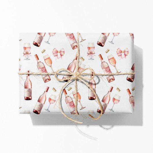 Rosé Wine Lover Inpakpapier Vel