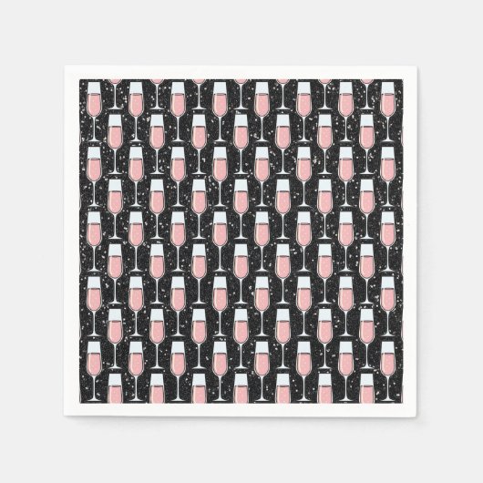 Rose Wine Pattern Servet (Voorkant)