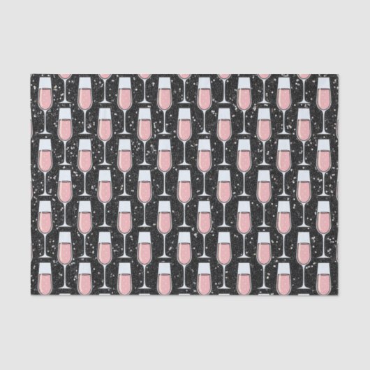 Rose Wine Pattern Tissuepapier (Voorkant)