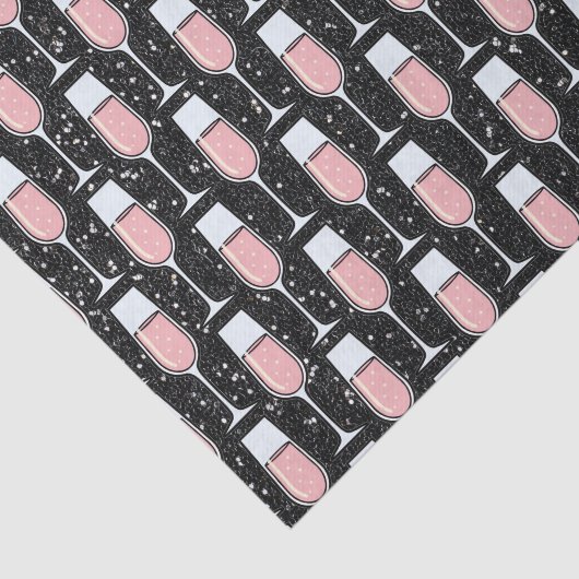 Rose Wine Pattern Tissuepapier (Detail)