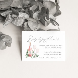 Rosé Wine Vrijgezellenfeest Gift Display Kaart