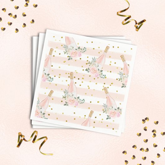 Rosé Wine Vrijgezellenfeest Napkins Servet