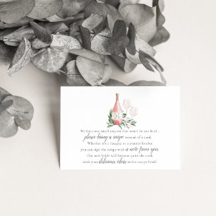 Rosé Wine Vrijgezellenfeest Recipe Request Enclosu Informatiekaartje