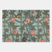 Rose with Small Bird, William Morris Inpakpapier Vel (Voorkant 3)