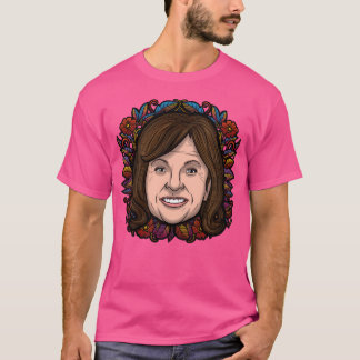 Roseanne Barr (gebloemd) T-shirt