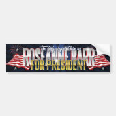 RoseAnne Barr voor President Bumpersticker (Voorkant)