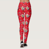 Roseanne Chicken - Funny Roseanne Rooster and Egg Leggings (Achterkant)