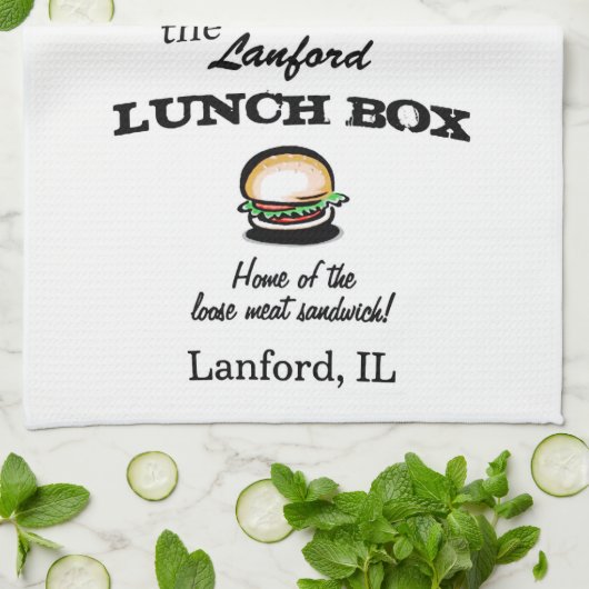 Roseanne Lanford Lunch Box Dish Towel Theedoek (Gevouwen)