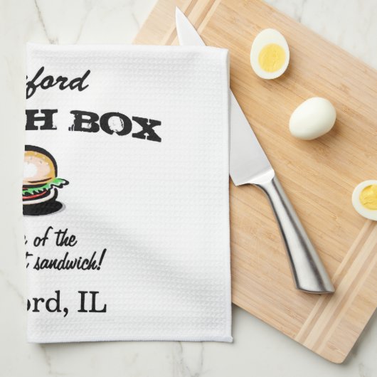 Roseanne Lanford Lunch Box Dish Towel Theedoek (Quarter Fold)