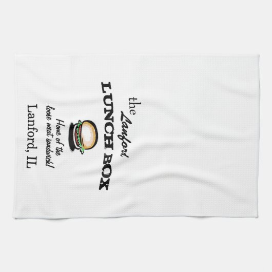 Roseanne Lanford Lunch Box Dish Towel Theedoek (Horizontaal)