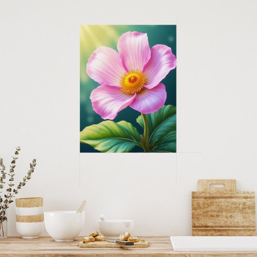 Roseate Blush Poster (Keuken)