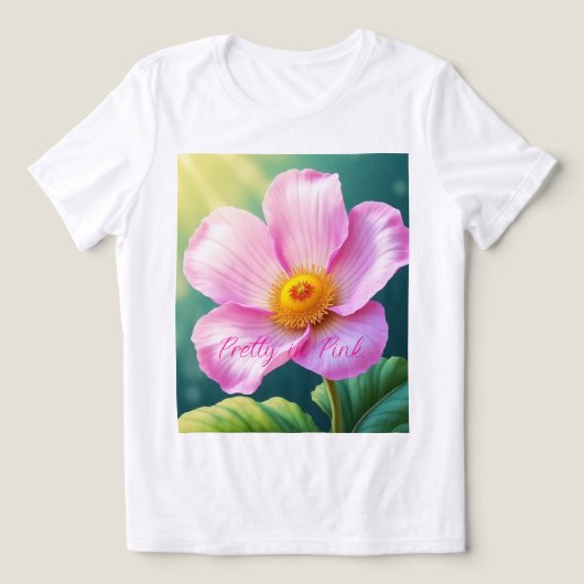 Roseate Blush Tri-Blend Shirt (Design voorkant)