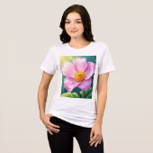 Roseate Blush Tri-Blend Shirt (Voorkant volledig)