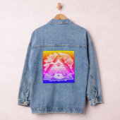 Roseate Clouds Pyramid Denim Jacket (Hangar)